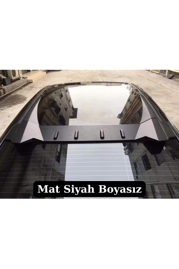 Civic Fc5 Typer Tavan Spoiler Spoyler 3 Parça Mat Siyah Plastik