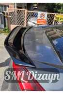 honda civic fc5 bagaj üstü parlak siyah spoiler