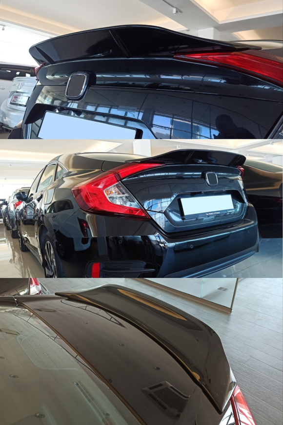 rear trunk spoiler for honda civic sedan 2016-2017-2018-2019-2020-2021