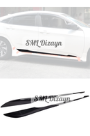 2016-2017-2018-2019-2020-2021 honda civic fc5 yan kapı vent çıta