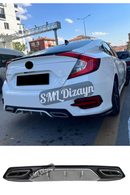 civic fc5 arka tampon difüzörü