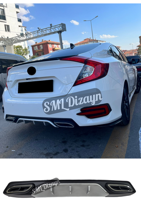 civic fc5 arka tampon difüzörü
