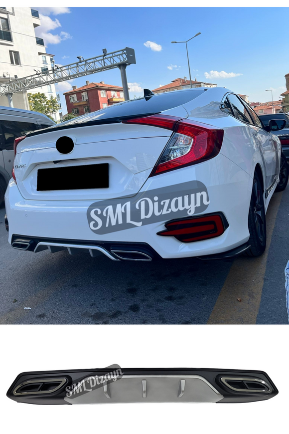 civic fc5 arka tampon difüzörü