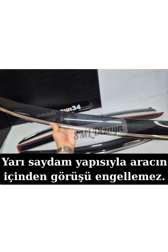 Window Visor, Compatible with 2016-2021 Civic 10th Gen 4Dr Sedan