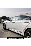 honda civic fc5 krom kapı çıtası nikelajı