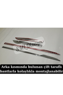 honda civic fc5 krom kapı çıtası nikelajı