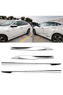 door molding chrome trim cover for civic 10th gen