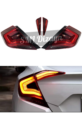 honda civic fc5 omurga stop lamba led kırmızı