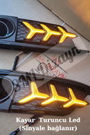 Civic Fc5 Ön Sis Ledi Uçak Gündüz Ledi Çerçeveli 2016-2017-2018 (Makyajsız Kasa)-6