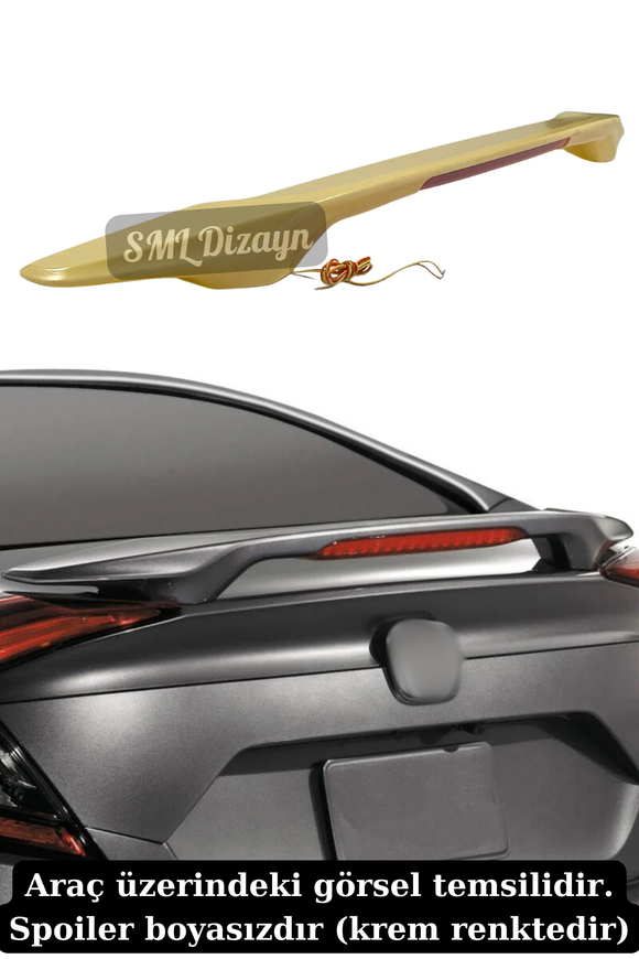 civic fc5 bagaj üstü spoylır spoyler 