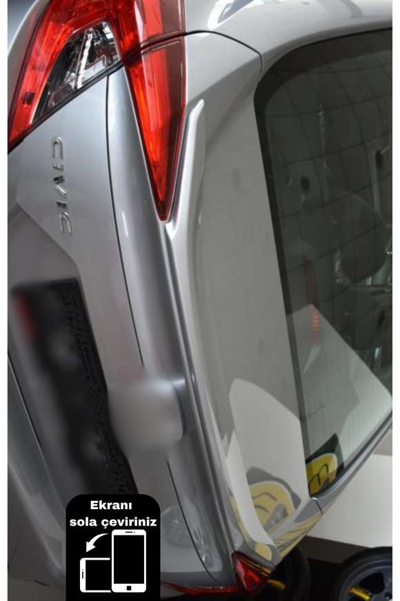 rear trunk spoiler for honda civic sedan 10th gen 2016-2017-2018-2019-2020-2021