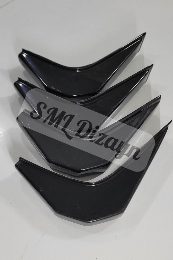 honda civic fc5 typer arka flap bıçak lip