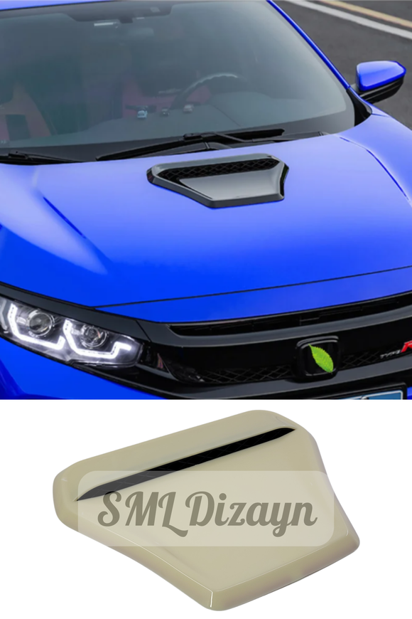 honda civic kaput üstü vent vizör