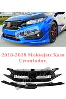 2016-2017-2018 honda civic fc5 ön panjur typer böbrek