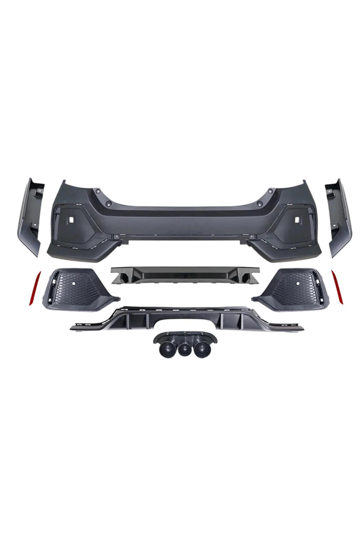 rear bumper typer look for honda civic 10th gen