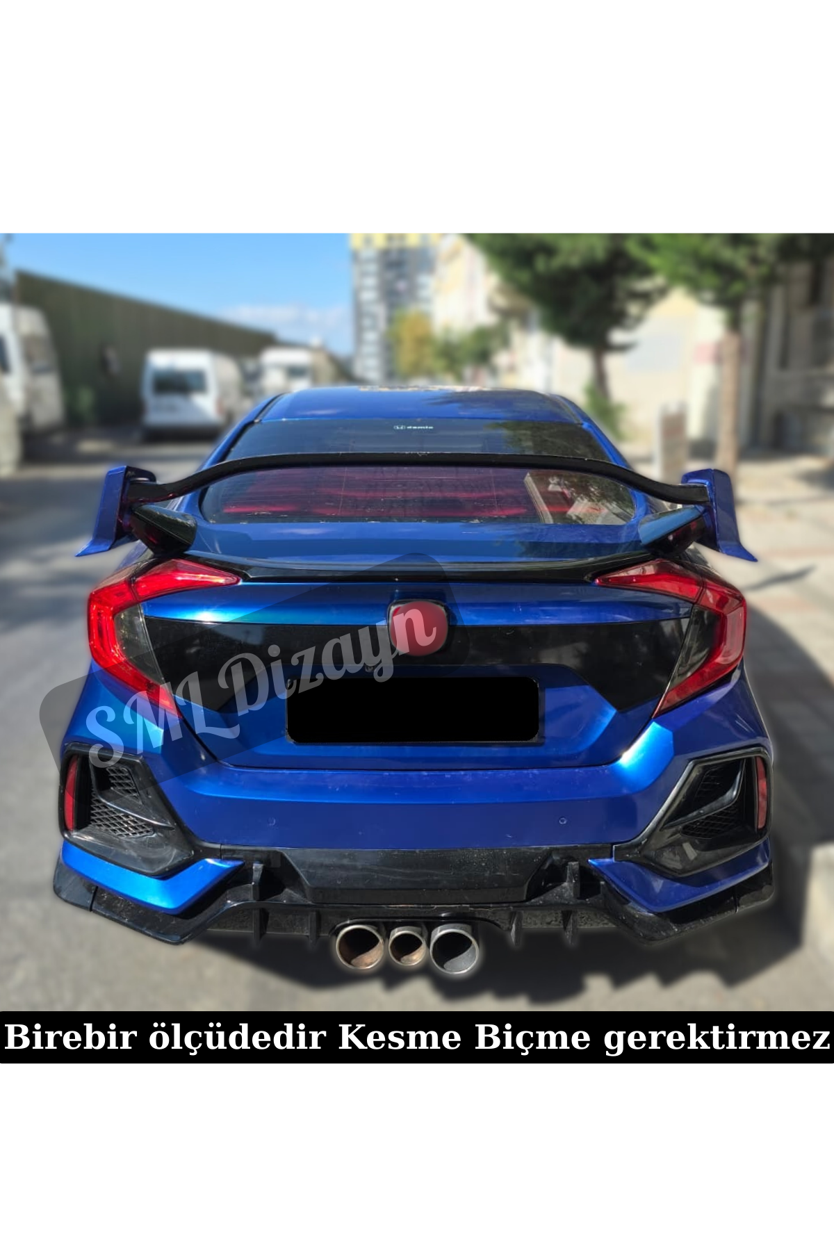 rear trunk spoiler for civic 10th gen sedan