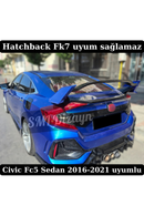 civic fc5 typer yüksek spoiler