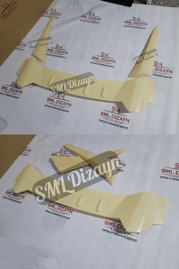 2016-2017-2018-2019-2020-2021 honda civic fc5 cam üzeri spoiler uzay tavan spoyler