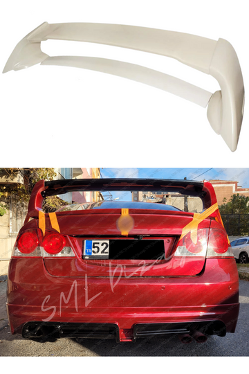 honda civic fd6 bagaj üstü yüksek spoiler spoyler