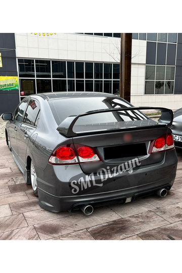 honda civic fd6 bagaj üstü yüksek spoiler