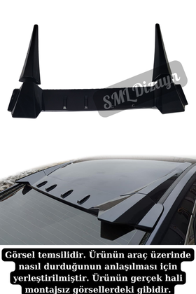 honda civic fd6 cam üstü spoiler