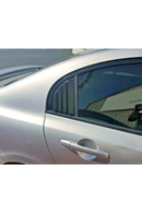 rear quarter window louvers scoops for 2006-2007-2008-2009-2010-2011 honda civic 8th gen