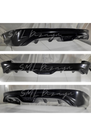 rear diffuser lip spoiler for honda civic 7th gen 2001-2002-2003-2004-2005-2006