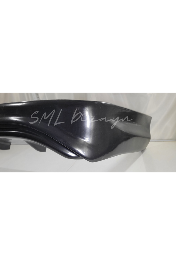 Civic Vtec 2 Custom Arka Ek Difüzör Difizör Boyasız Plastik 2001-2006