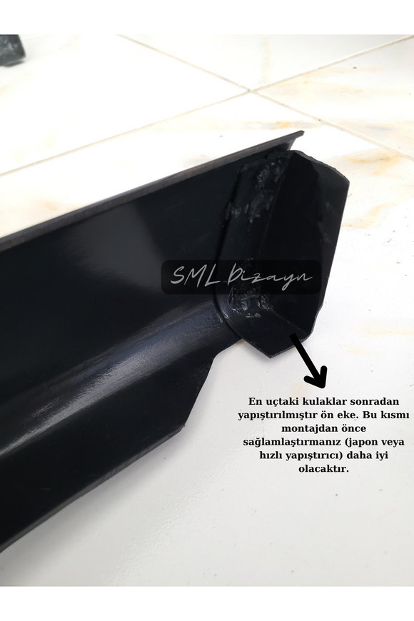 Civic Vtec 2 Typer Ön Ek Karlık Boyasız Plastik 2001-2003