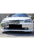 front lip splitter for honda civic 7th gen 2001-2002-2003