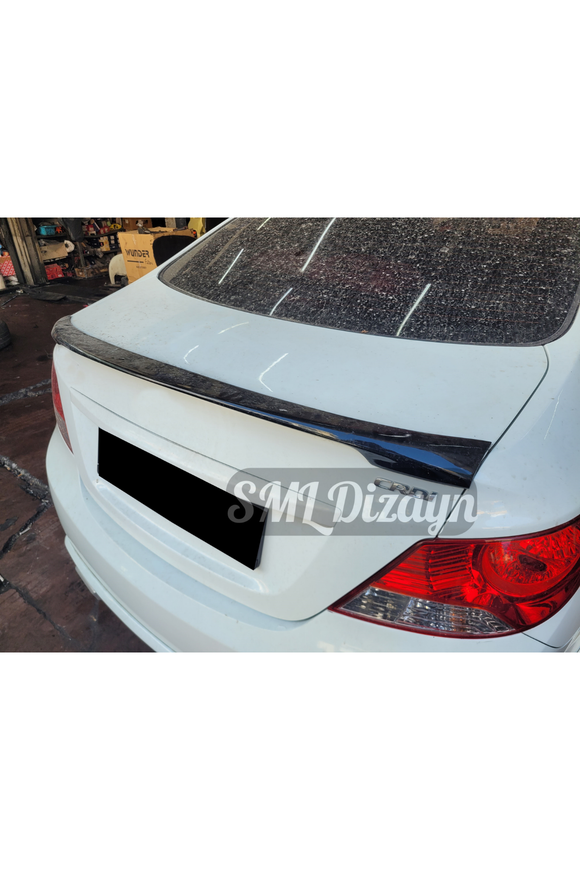 2011-2012-2013-2014-2015-2016-2017-2018-2019 hyundai accent blue bagaj üstü spoiler