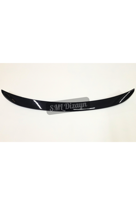 rear trunk spoiler for hyundai accent blue