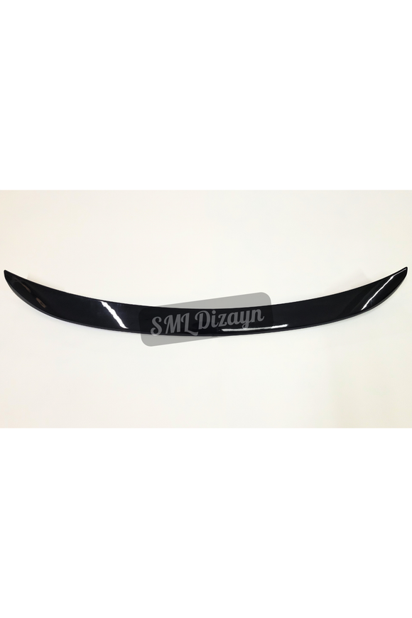 rear trunk spoiler for hyundai accent blue