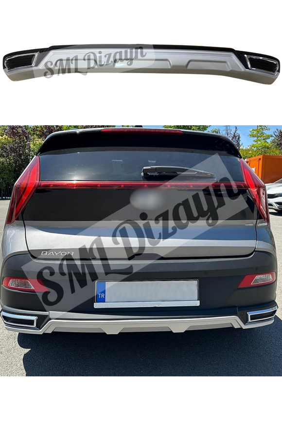 Bayon Front Rear Protection Diffuser Set Nickel Plated 2021-2023 