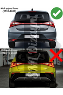 hyundai i20 mk3 pre facelift vs facelift rear bumper