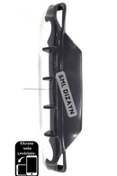 rear diffuser lip spoiler for hyundai i20 mk3 2021-2022-2023 standard bumper