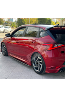 side skirts lips for hyundai i20 mk3 2020-2021-2022-2023-2024-2025