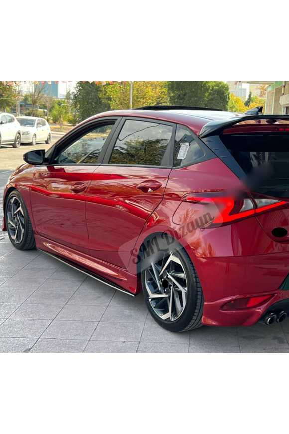 side skirts lips for hyundai i20 mk3 2020-2021-2022-2023-2024-2025