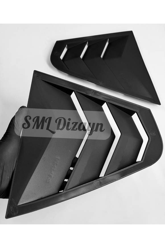 quarter window louvers for jetta mk6
