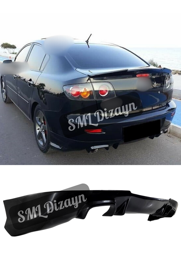 rear diffuser lip for mazda 3