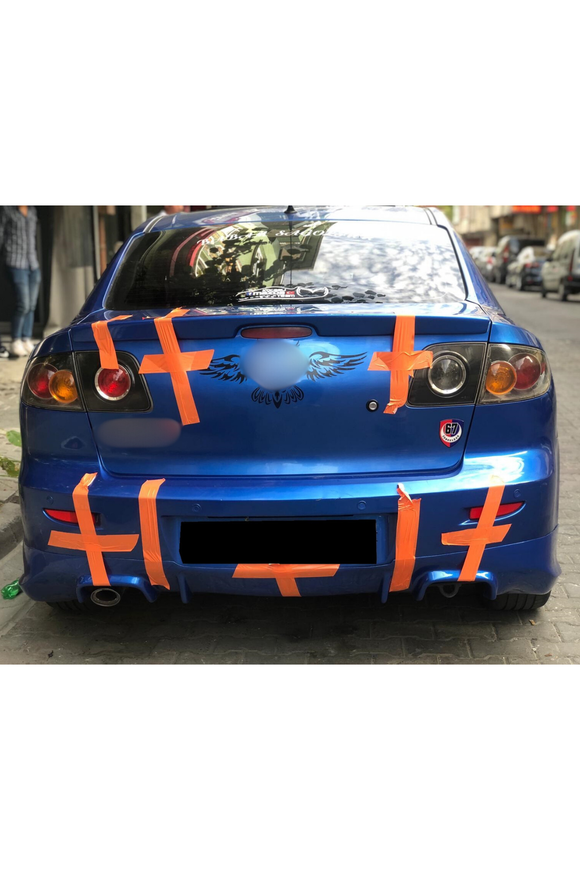 mazda 3 arka tampon difüzörü