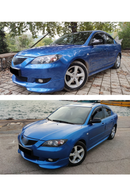 front lip splitter for mazda 3 2004-2005-2006-2007-2008