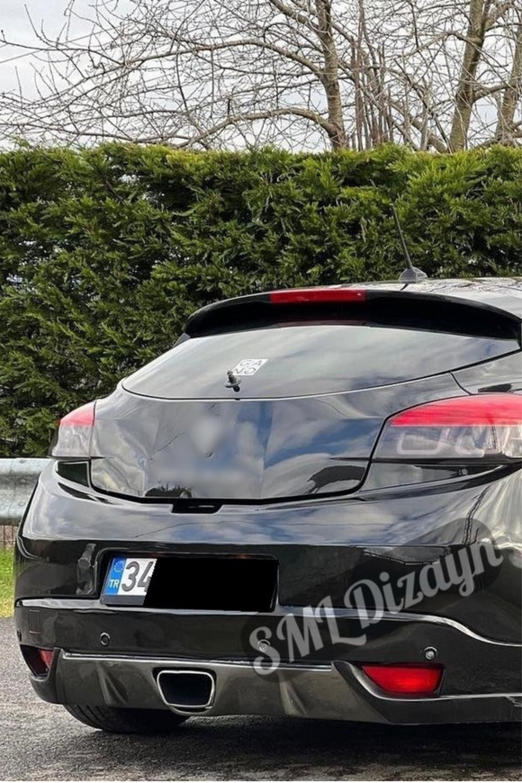 rs diffuser lip spoiler for renault megane 3 2008-2009-2010-2011-2012-2013-2014-2015-2016