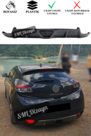 rear rs diffuser lip for renault megane 3 coupe