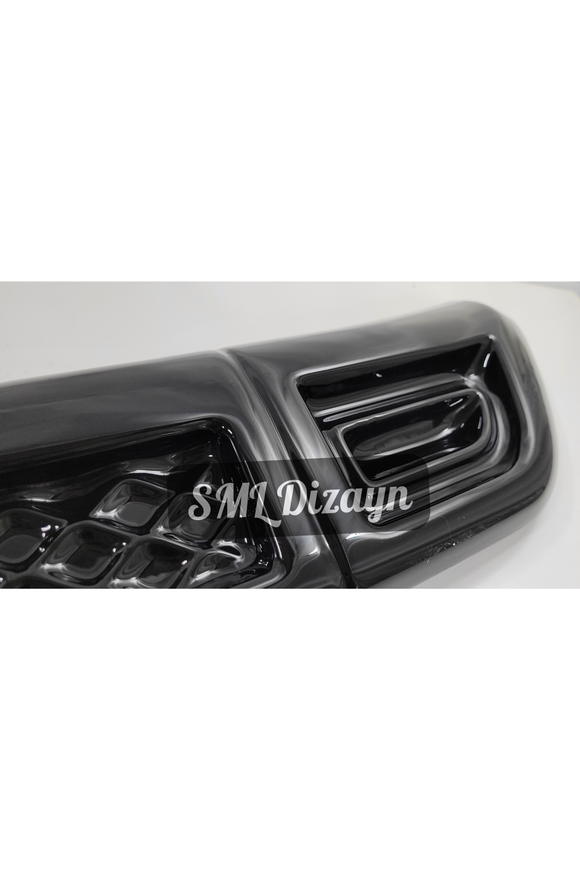 Megane 3 Servis Difüzör Arka Ek Plastik Parlak Siyah 2008-2016