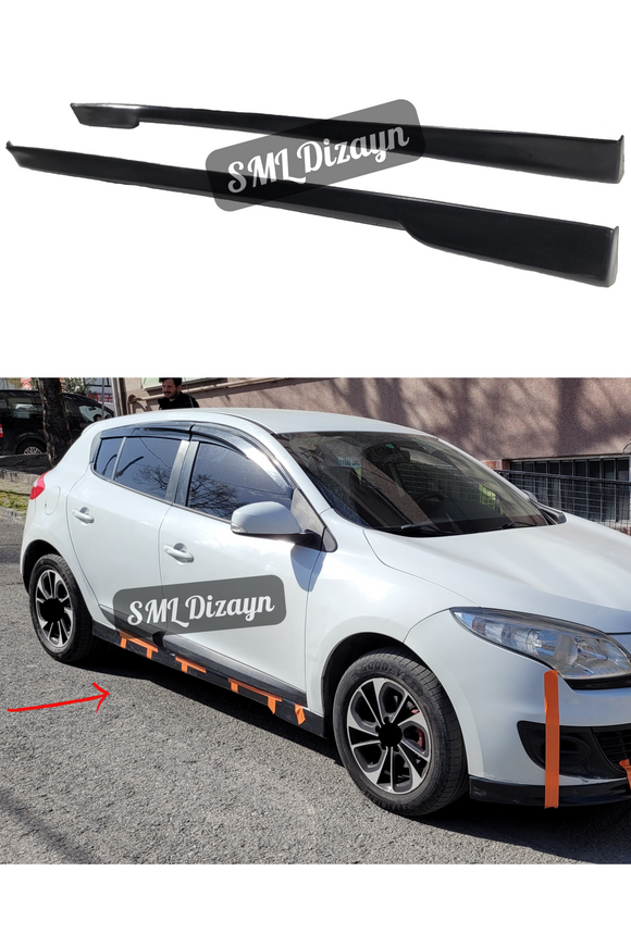 side skirts lip for renault megane 3