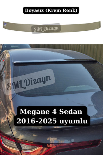 megane 4 cam üstü spoiler