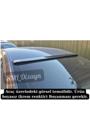 megane 4 cam üstü spoiler