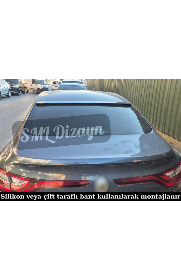 megane 4 sedan cam üstü spoiler