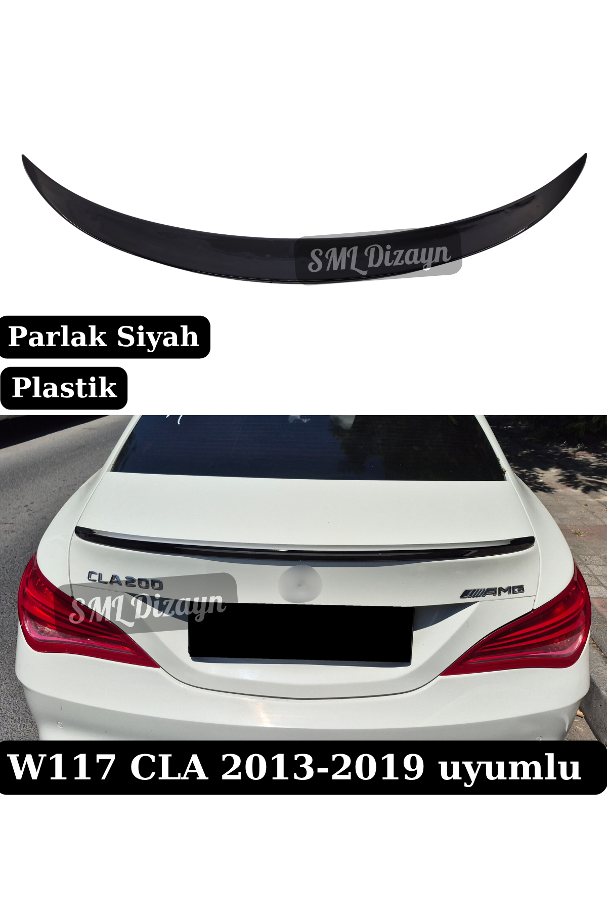 merrcedes w117 cla spoiler